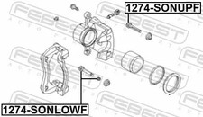 Bremssattelführung Vorderachse unten 1274-SONLOWF FEBEST für HYUNDAI KIA GENESIS