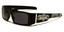 Locs Mens Cholo Biker Flat Top Sunglasses Uv400 - Black BDNA LC33 for sale online | UK