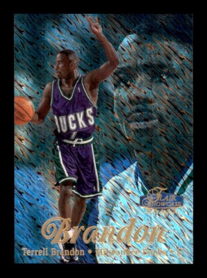 1997-98 Flair Showcase Row 1 Terrell Brandon #46 Milwaukee Bucks 