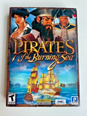 PIRATES OF THE BURNING SEA Teen PC DVD ROM Software VIDEO GAME New ~ FREE SHIP  