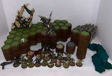 Huge Heroscape Lot Terrain Tiles Sand Rock Grass Figures Markers Dice Miniatures