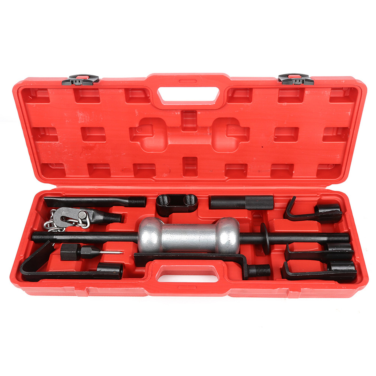 13PC Heavy Duty Dent Puller w/10lbs Slide Hammer Auto Body Truck Repair Tool Kit