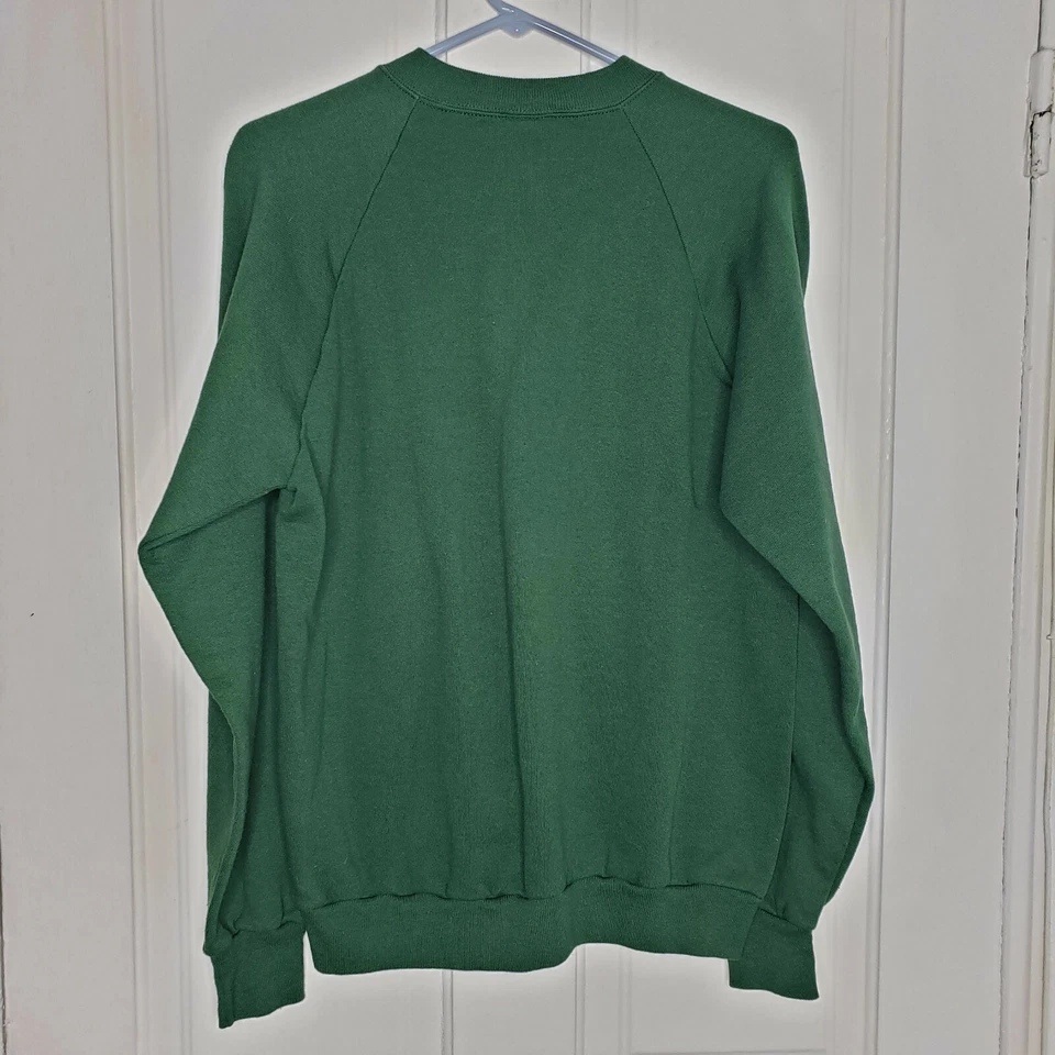 Suéter Feo Navidad Vintage Cuello Redondo Sudadera Jesucristo Verde Mujer L Foto 3 de 4