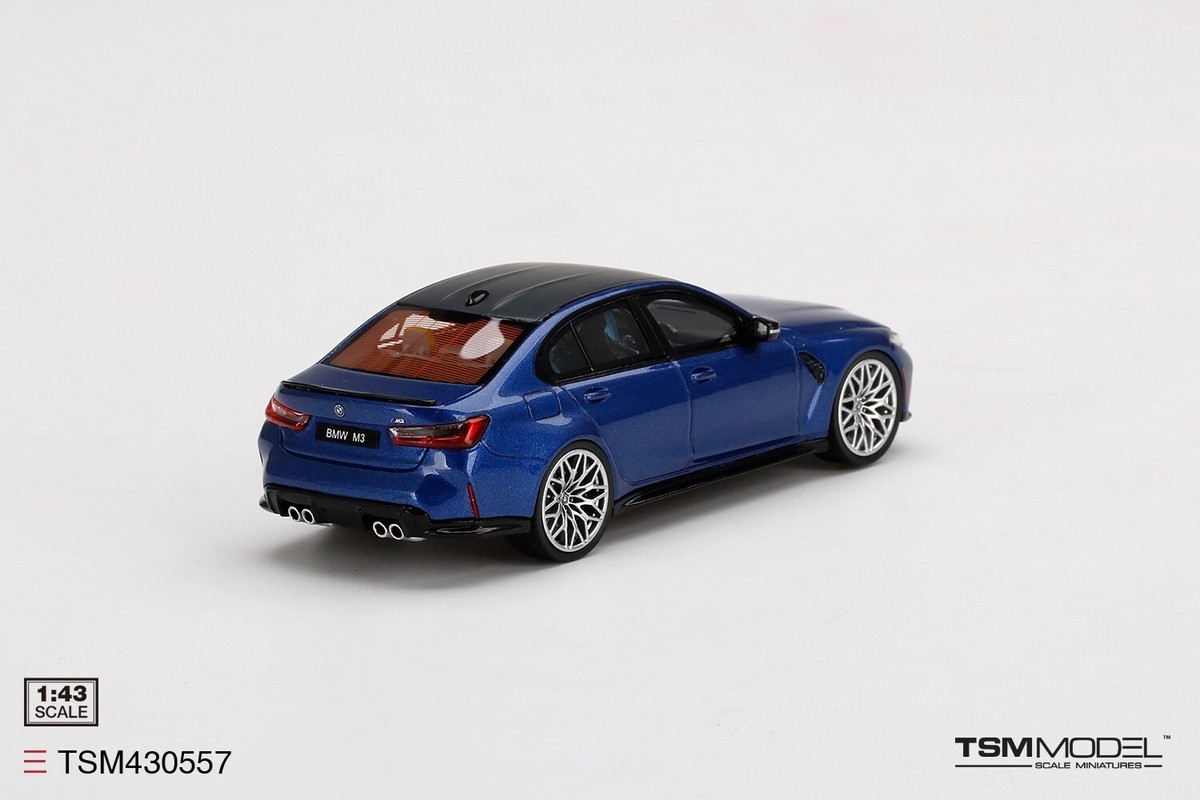 1/43 BMW M3 コンペティション G80 BMW M3 COMPETITION (G80) PORTIMAO BLUE METALLIC - TSM TSM430557 1