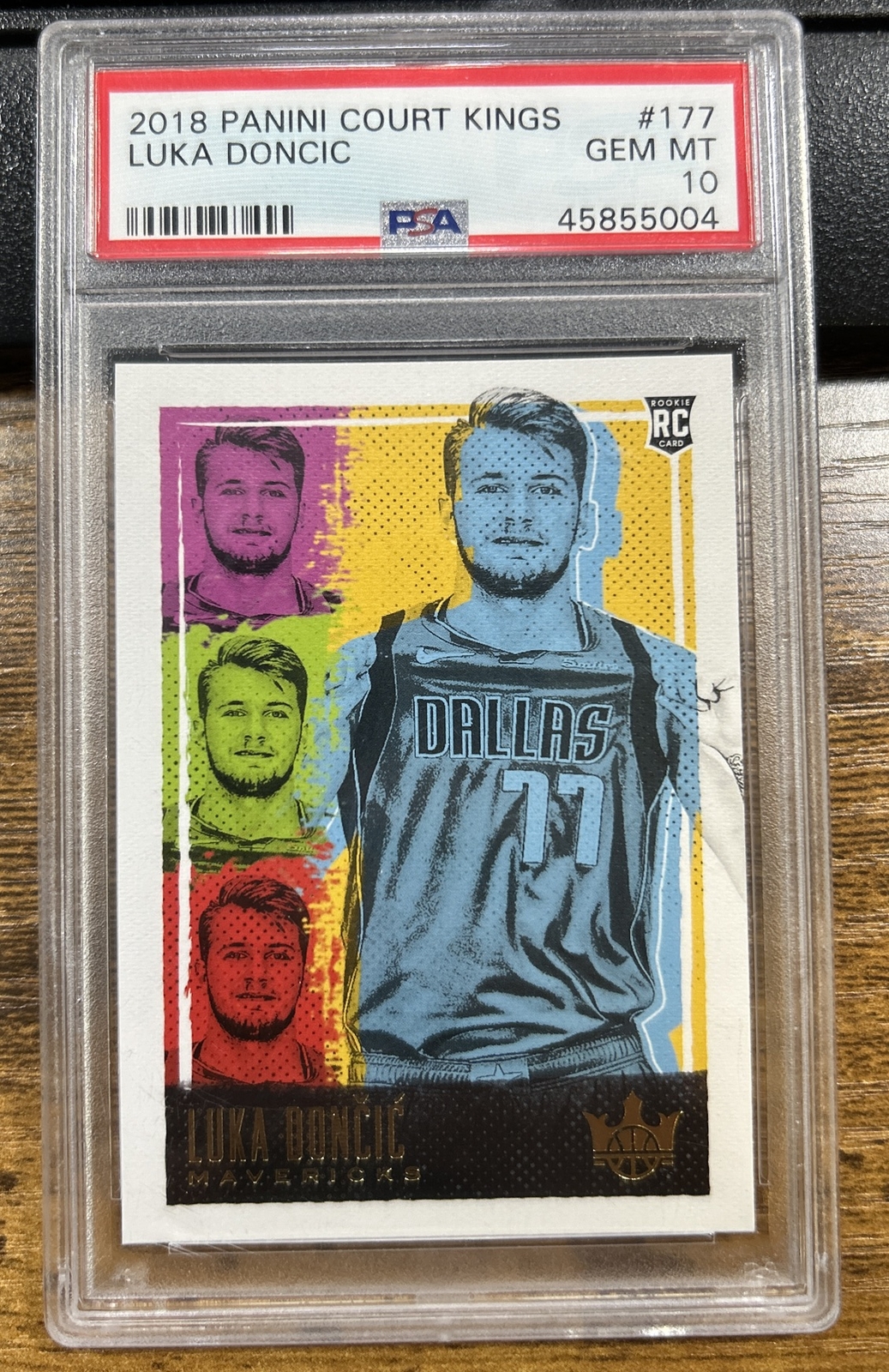 Luka Doncic 2018-19 Panini Court Kings Rookie Level III #177 PSA 10 LOW POP 54
