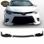 Fits 14-16 Toyota Corolla Base L LE PU Front Bumper Lip Spoiler Splitter