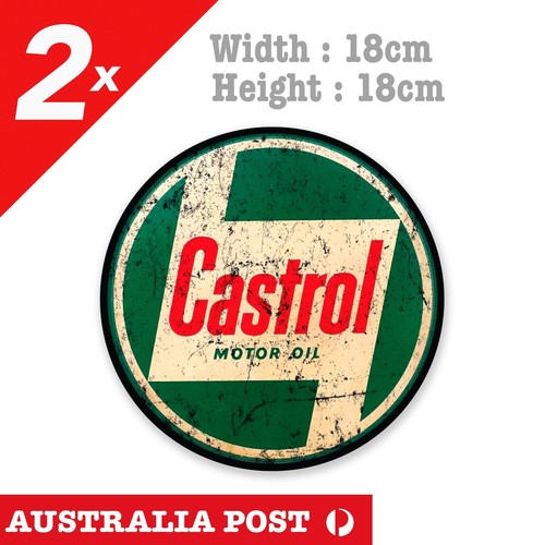 CASTROL Oil Vintage Logo Stickers eBay