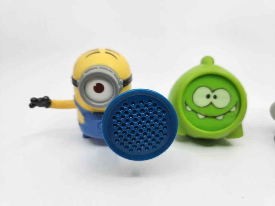 Lote de 4 juguetes de comida para niños 2 McD 2 BK Zoobles La vaca Om Nom Simpsons mate Foto 2 de 4