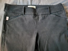 Tailored Sportsman 34L Ladies Womans Charcoal Black Breeches Equestrian Pants