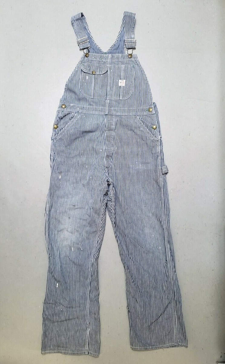 Vtg 50s BIG BUCK 100% Cotton Denim Overalls Sanforized
