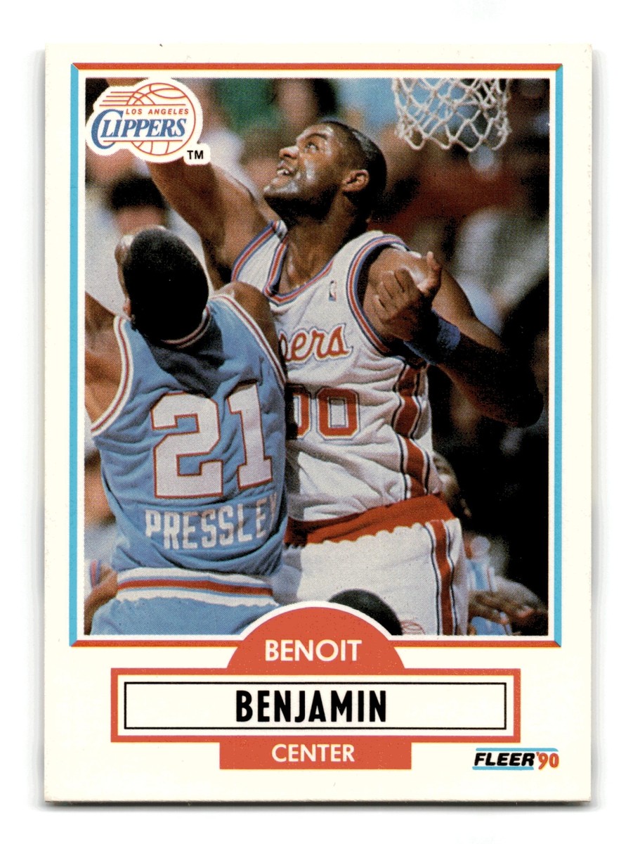 べんじゃみん! Benoit Benjamin 1990-91 Fleer #84 Los Angeles Clippers Mint | eBay