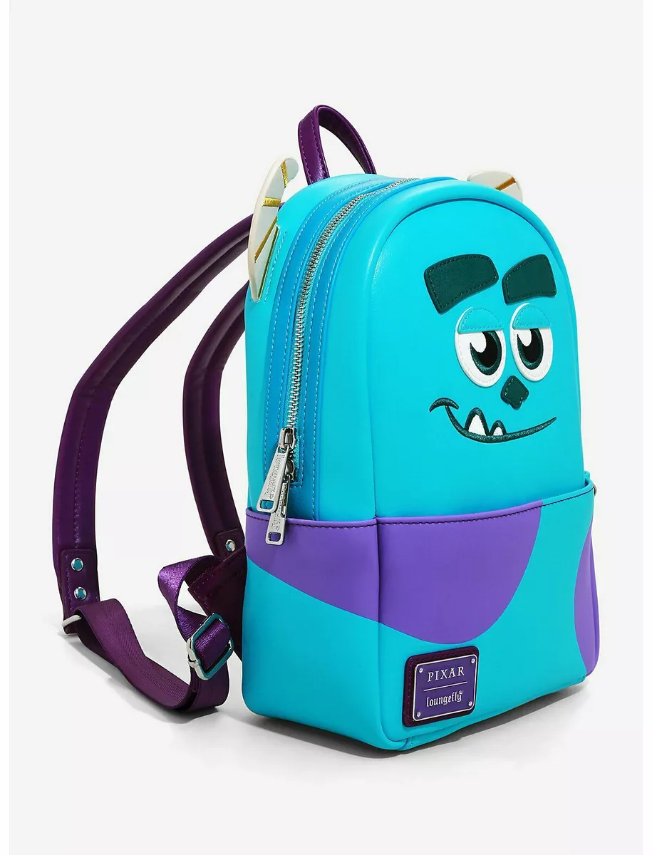 Loungefly Pixar Monsters Inc. Sulley Cosplay Mini Backpack with Boo Coin  Purse