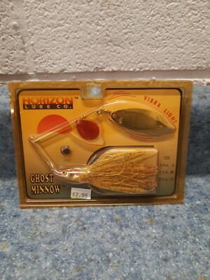 Vintage Horizon Ghost Minnow Spinnerbait Pre Terminator T-1 Titanium 1/2 oz 
