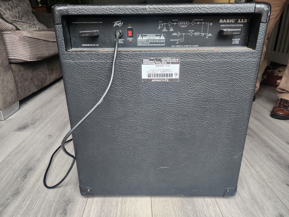 Peavey Basic 112 60 Watt Bass Guitar Amp eBay