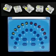 Dental Orthodontic Sapphire Ceramic Brackets Clear Braces Roth 022 AO Radiance