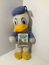 Donald Duck Plush Stuffed Animal Walt Disney Knickerbocker Blue Sailor Vintage