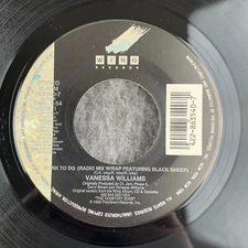VANESSA WILLIAMS Work To Do (Radio w/ Rap) / (Ken Lou Mix) 45 Wing 863 540-7 NEW