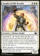 Magic the Gathering MTG Knight of Old Benalia (17) Modern Horizons   LP