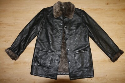4/5/6 FASHION CONCEPT Echt Leder Damen Jacke Leder Mantel Gr.38