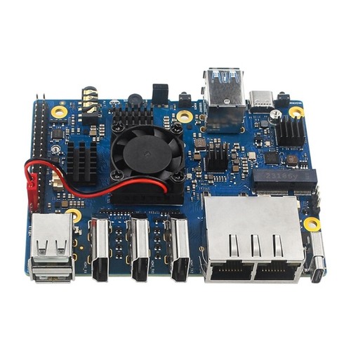 Heatsink Cooling Fan for Orange Pi 5 Plus Prevent Overheating Conductive Pad - Afbeelding 3 van 8