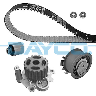 Dayco KTBWP2960 Water Pump & Timing Belt Set For Audi Seat Skoda VW-image