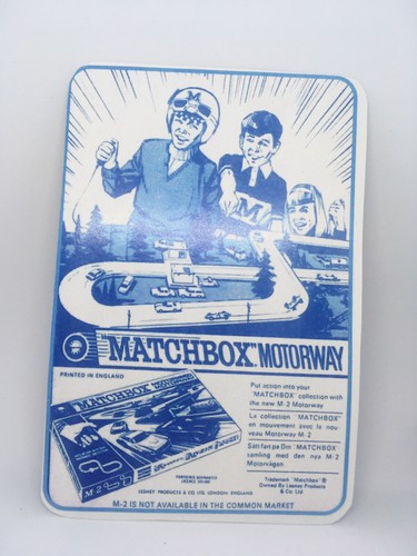 Vintage Lesney Matchbox 74 Custom Toe Tow Joe Preproduction In Blister Pack - Picture 6 of 6