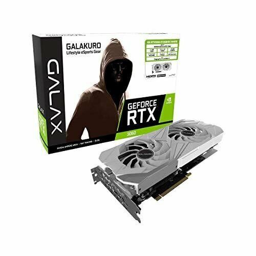 GALAKURO GK-RTX3060-E12GB / OC / WHITE LHR New - Afbeelding 1 van 8