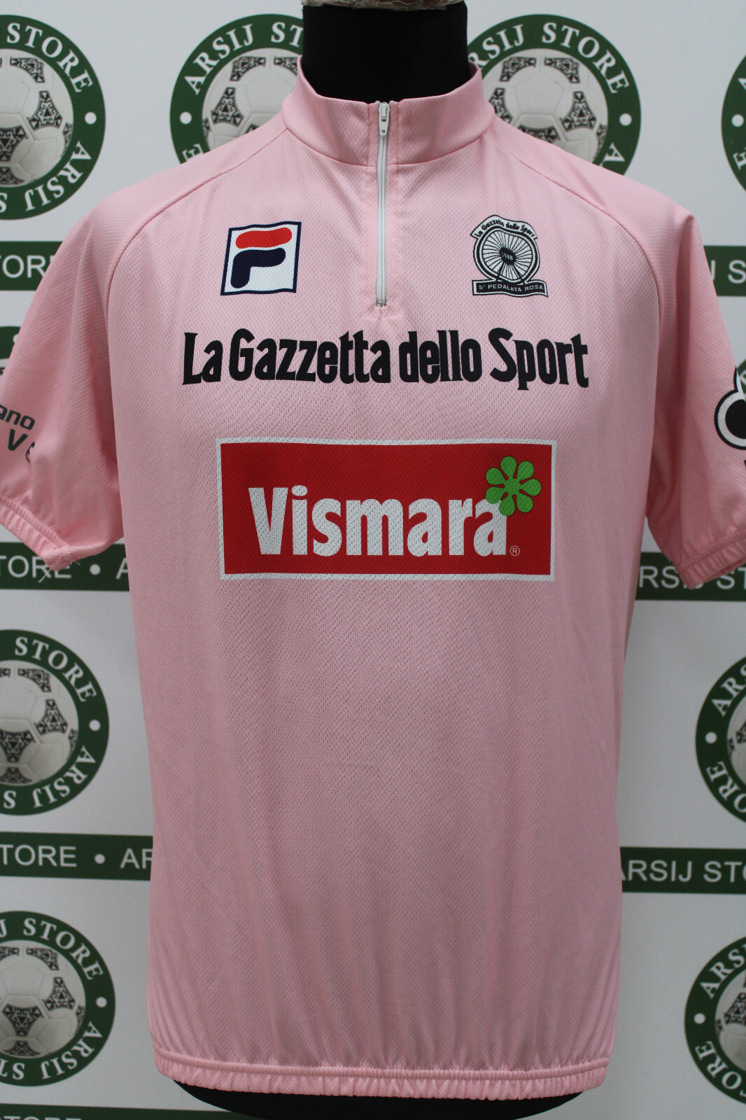 Maglia ciclismo bike ROSA FILA TG 5 A364 shirt maillot trikot jersey