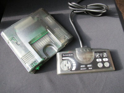 NEC PC Engine Core Grafx Console new case transparent smokey black Konsole TOP