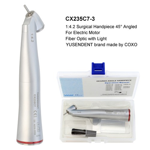 COXO 1:1 1:5 Dental Contra Ángulo Eléctrica Pieza de Mano Fibra Óptica 45 LED Quirúrgicos - Imagen 57 de 90