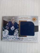 2009-10 Ultimate Jonas Gustavsson Rookie Jersey /200 Debut Threads Maple Leafs