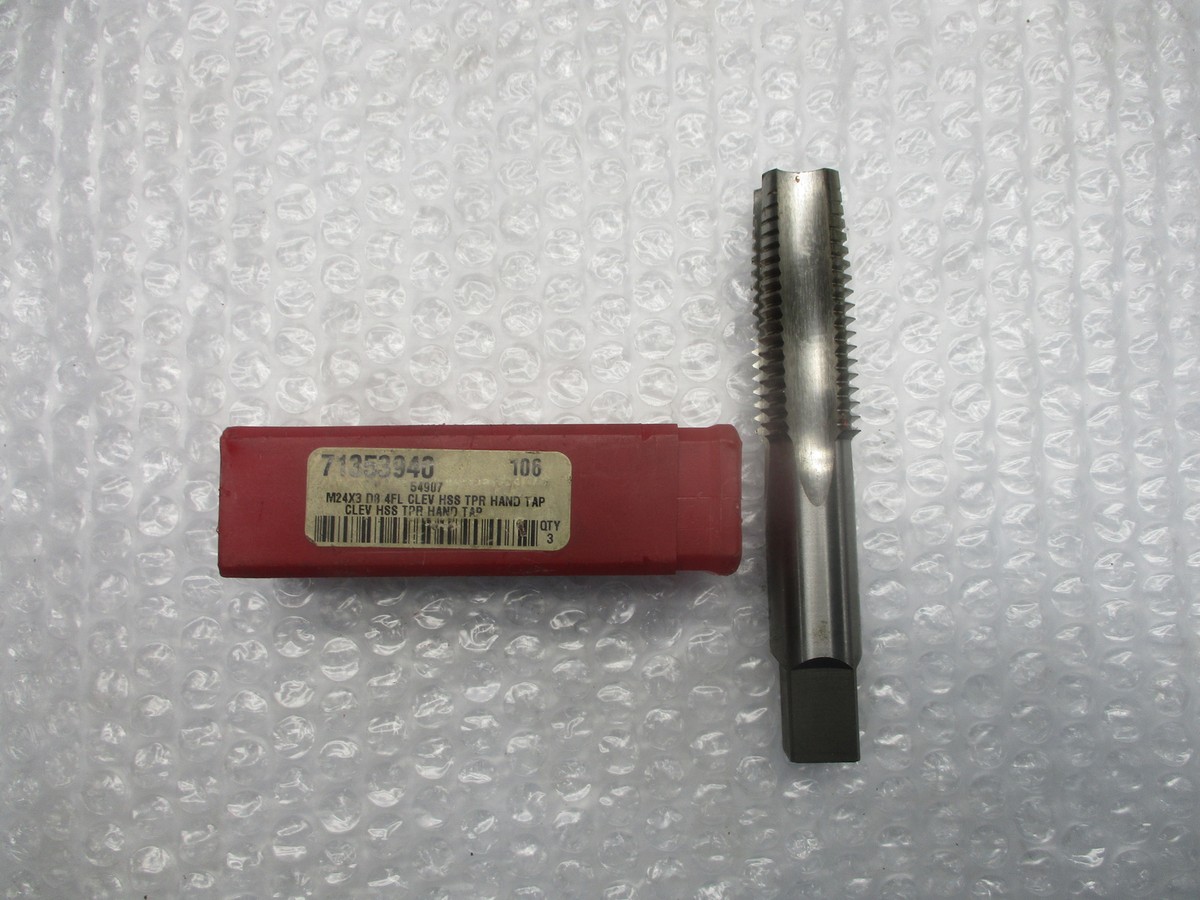 m24（感謝）/3 INDUSTRIAL SPARE 54907 M24X3-D8-4FL-CLEV-HSS HAND TAP NSMP | eBay