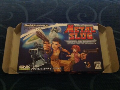 Metal Slug Advance Boxed Complete Game Boy Advance GBA JPN