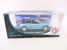 EG EDISON GIOCATTOLI 840421 '2004 BMW 6 SERIES CABRIO'. BLUE. 1:43. MIB/BOXED