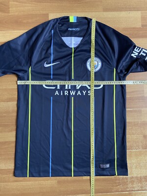 Manchester city サイン入りユニフォーム２０19 MANCHESTER CITY 2018 2019 AWAY FOOTBALL SHIRT SOCCER JERSEY