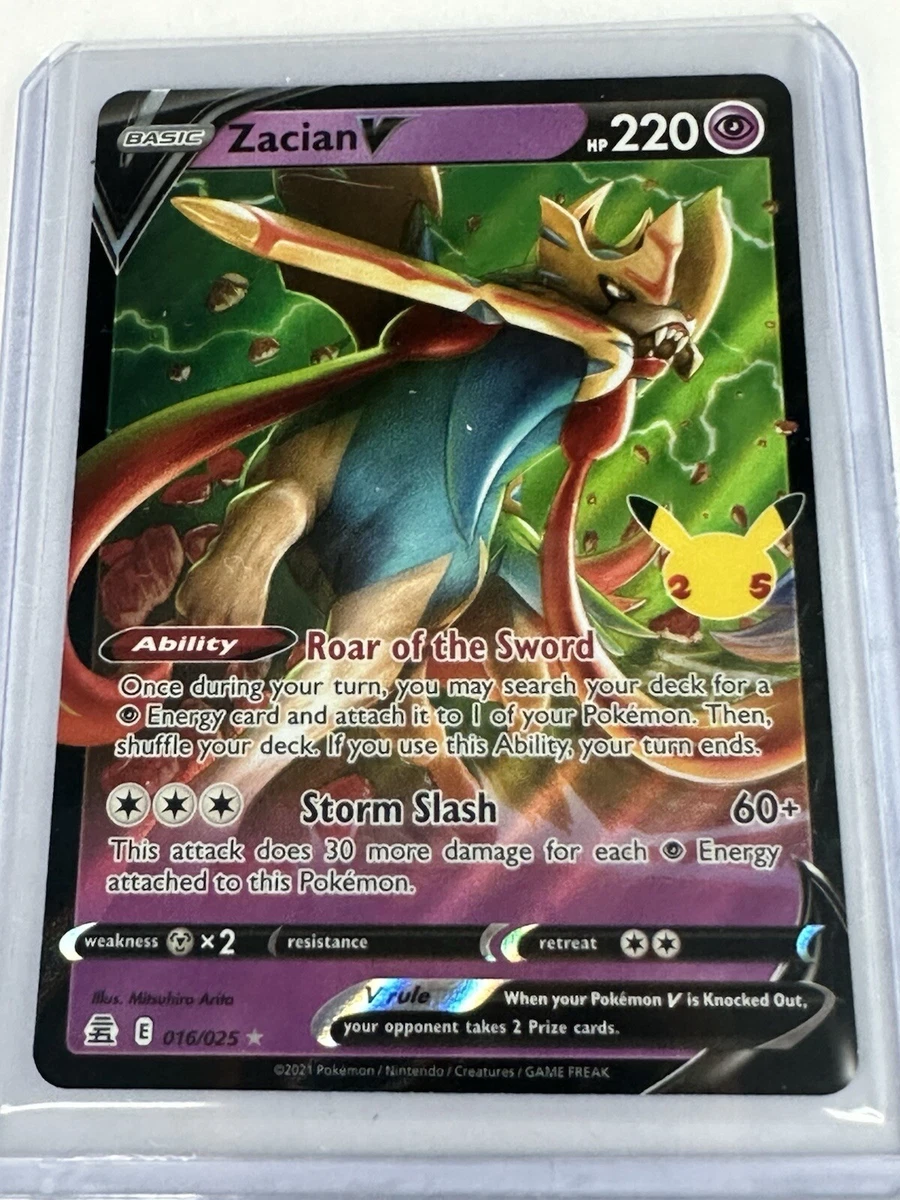 Zacian V 016/025 Celebrations for sale | eBay