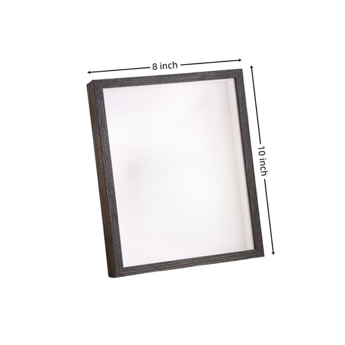 Rectangular Shadow Box Frame Multi-size Display Case Flora Ticket Crafts - Picture 13 of 14