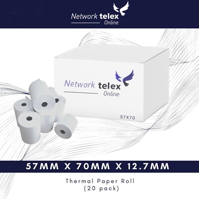 57 mm x 70 mm THERMO-TILLENROLLEN, (20 Rollen pro Karton) Qualität bis Rollen