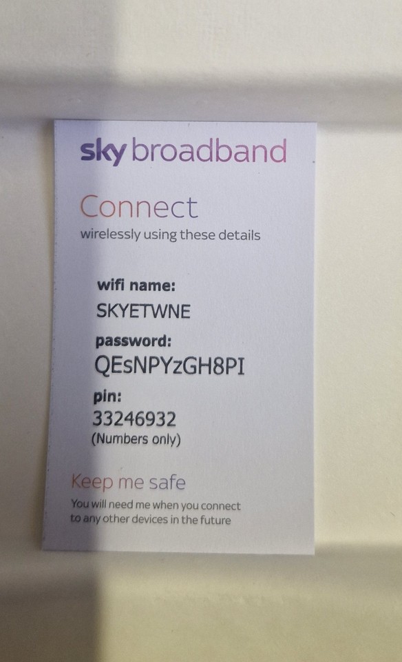 Internet Adapter Router Sky Broadband Hub Wireless Internet Router and adapters. New in Box ...