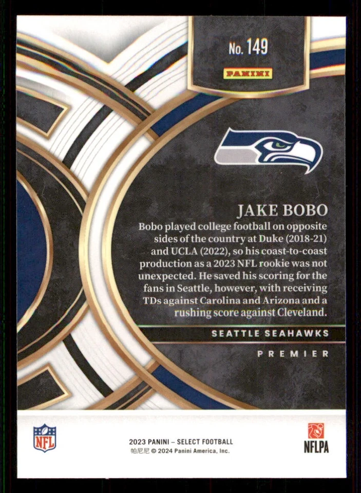 2023 Select #149 Jake Bobo RC - Image 2 of 2