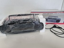 Boombox Ghettoblaster 1997 STEREO RADIO DOPPEL-CASSETTEN RECORDER MAGNUM STR-100