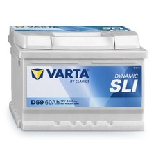 VARTA D59 Autobatterie, 60Ah 12V, Dynamic SLI, 560409054
