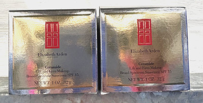 2 x Elizabeth Arden Ceramide Lift And Firm Foundation in 15 Cocoa - 32g/30ml