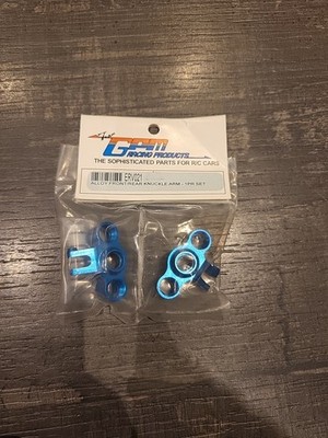 GPM Racing Alu Lenkhebel links und rechts Blau GPMERV021 E-Revo VXL 1/16, .