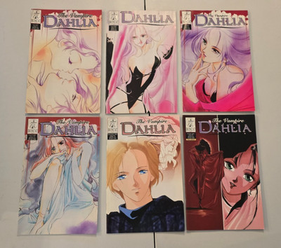 The Vampire Dahlia IronCat LLC #1-6 Full Run Complete Set- Good