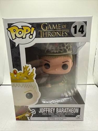 Funko Pop Vinyl: Game of Thrones - Joffrey Baratheon #14  (Vaulted) RARE w/ Prot