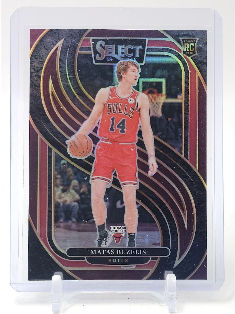 MATAS BUZELIS 2024-25 SELECT PREMIER LEVEL ROOKIE MAROON PRIZM RC /175 Q3464