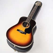 Yamaha LL-35S Acoustic Guitar Sunburst Made in Taiwan w/ Hard Case Used