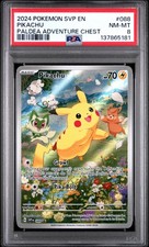 2024 POKEMON SV BLACK STAR PROMO PIKACHU #088 PSA 8 NM #137865181