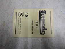 Ersatzteilheft von F&S für Torpedonaben in alten Fahrrädern